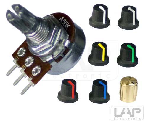 Potentiometer mono pins - potentiometer, |