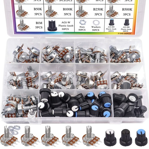 Potentiometer kit 100 stück - potentiometer,