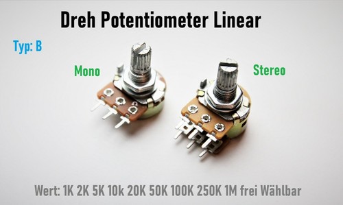 Poti dreh potentiometer linear - potentiometer,