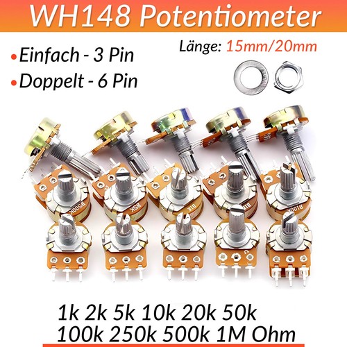 Linear potentiometer dreh poti - potentiometer,