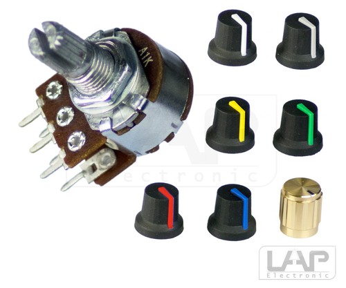 Potentiometer stereo pins - |, |