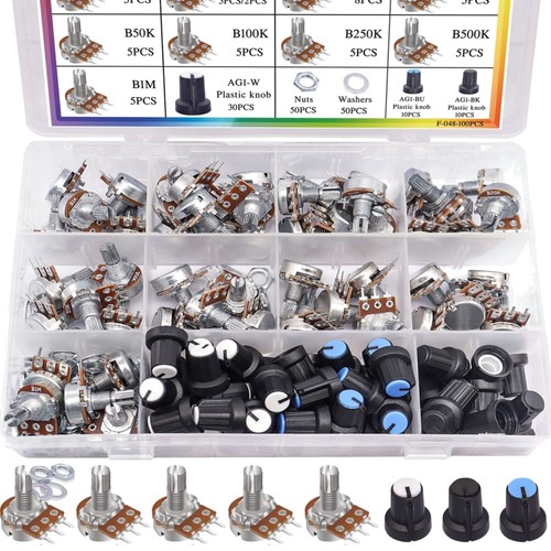 Potentiometer kit 100 stück - 100,