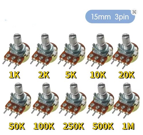 Potentiometer poti bis 1m - poti, 1k