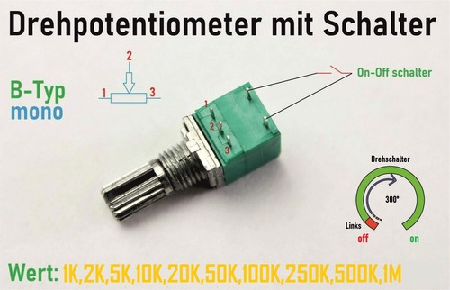 Poti dreh potentiometer 2k - poti,