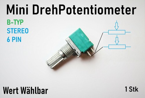 Poti dreh potentiometer - dreh, linear